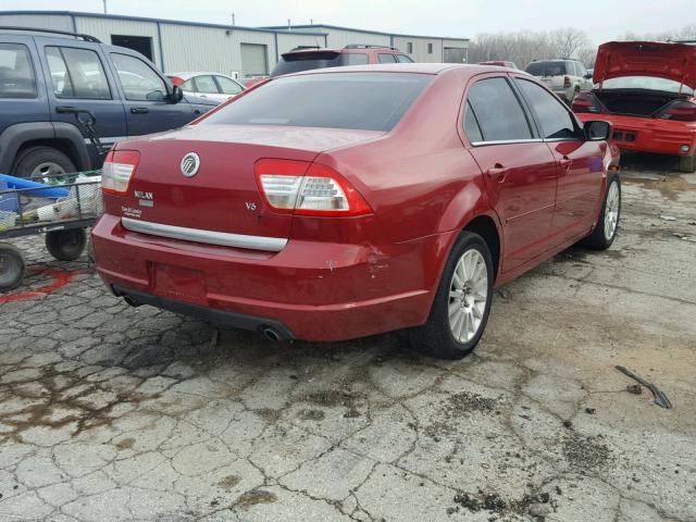 3MEHM08106R626420 - 2006 MERCURY MILAN PREM RED photo 4