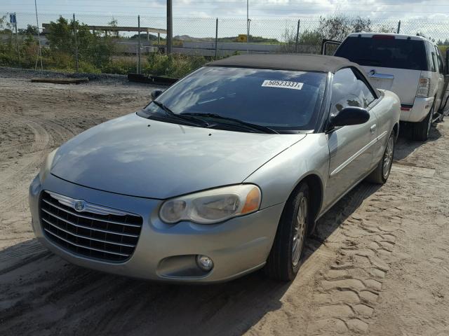 1C3EL55R64N116320 - 2004 CHRYSLER SEBRING LX GRAY photo 2