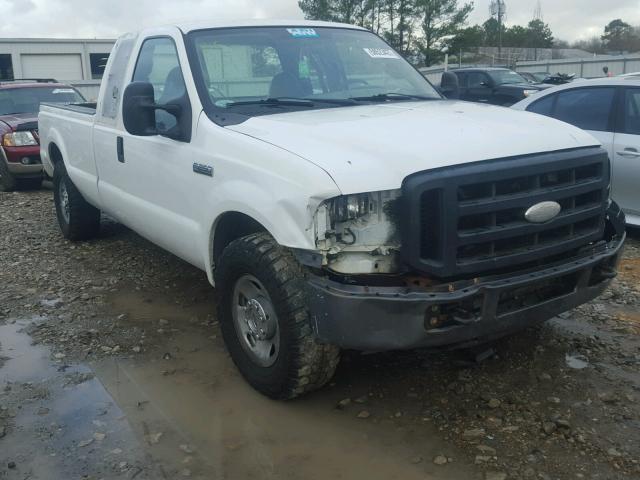 1FTSX205X7EB21725 - 2007 FORD F250 SUPER WHITE photo 1