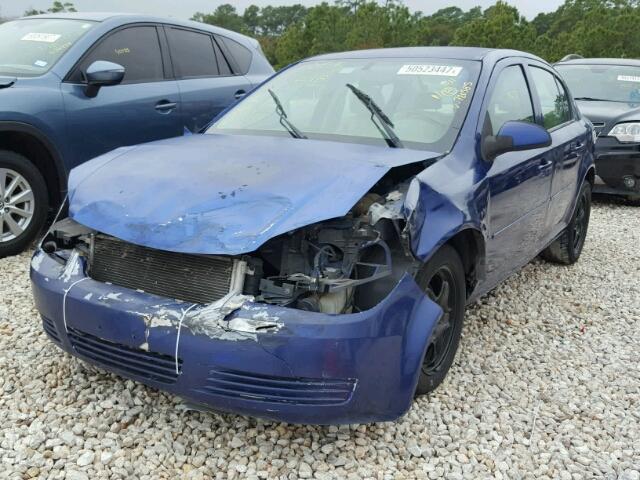 1G1AL55F677205855 - 2007 CHEVROLET COBALT LT BLUE photo 2