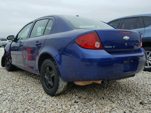 1G1AL55F677205855 - 2007 CHEVROLET COBALT LT BLUE photo 3