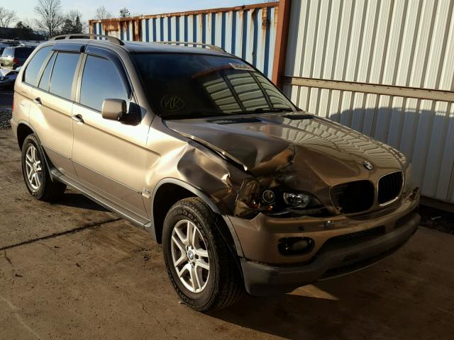 5UXFA13584LU33735 - 2004 BMW X5 3.0I BROWN photo 1