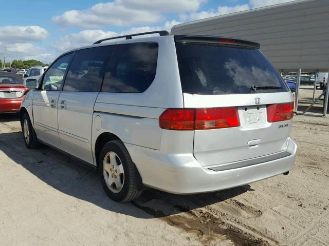 2HKRL18681H533442 - 2001 HONDA ODYSSEY EX GRAY photo 3