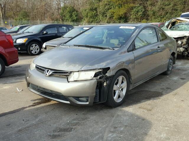 2HGFG11828H528728 - 2008 HONDA CIVIC EX CHARCOAL photo 2