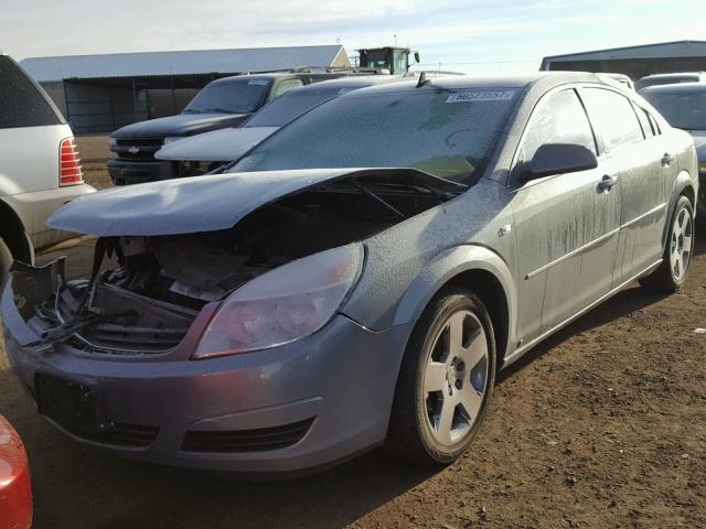 1G8ZS57B88F152097 - 2008 SATURN AURA XE SILVER photo 2