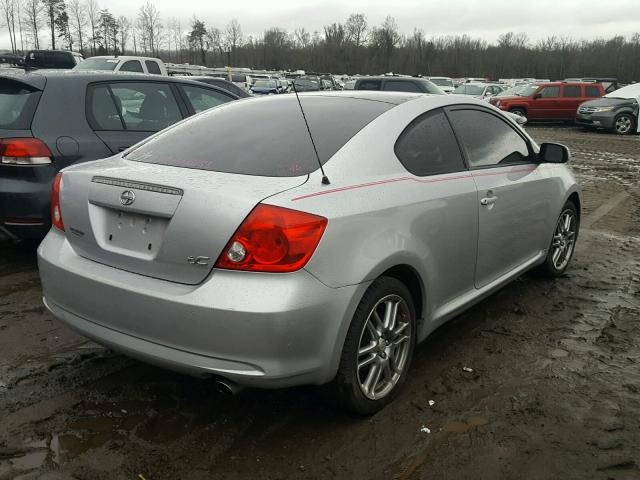 JTKDE177150063054 - 2005 TOYOTA SCION TC 银色 照片 4