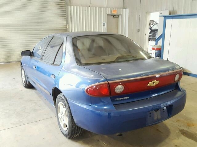 1G1JC52FX47302394 - 2004 CHEVROLET CAVALIER BLUE photo 3