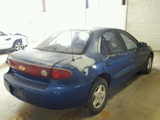 1G1JC52FX47302394 - 2004 CHEVROLET CAVALIER BLUE photo 4