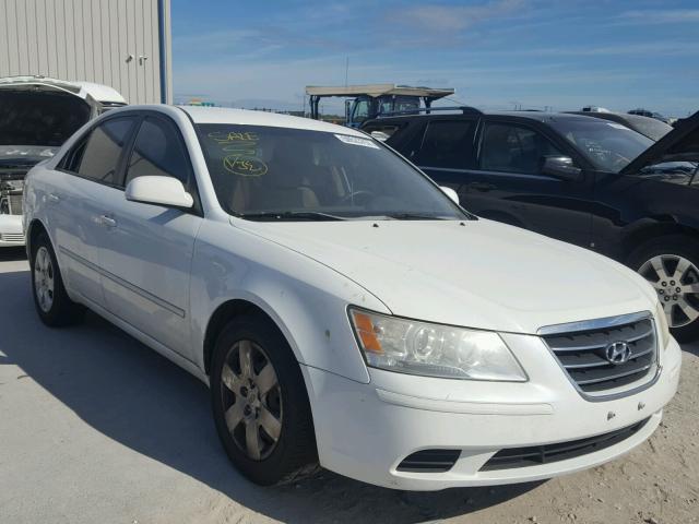 5NPET46C49H414422 - 2009 HYUNDAI SONATA GLS WHITE photo 1