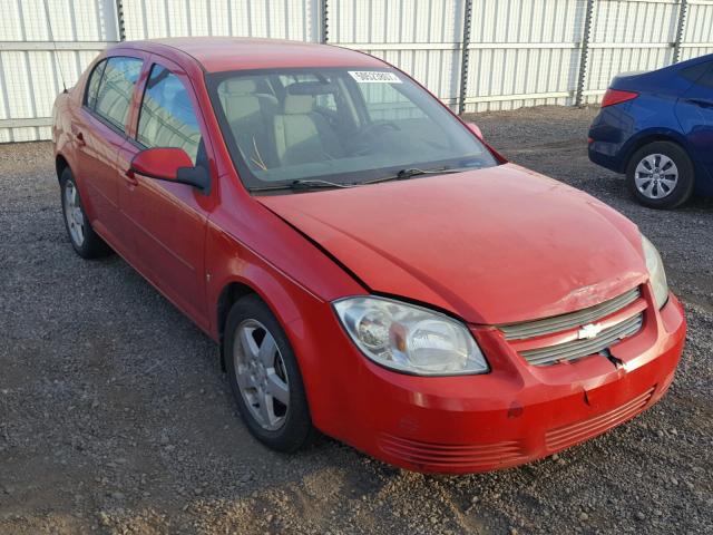 1G1AT58H497155411 - 2009 CHEVROLET COBALT LT RED photo 1