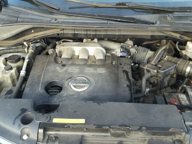 JN8AZ08W64W327691 - 2004 NISSAN MURANO SL SILVER photo 7