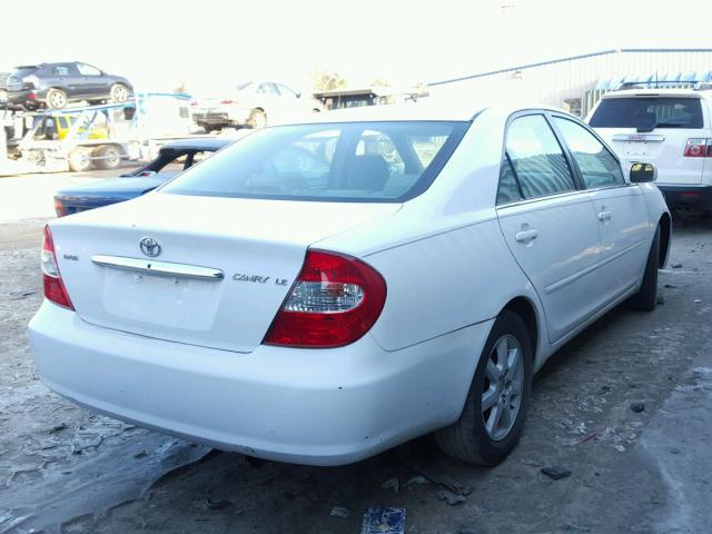 4T1BE32K14U338138 - 2004 TOYOTA CAMRY LE WHITE photo 4