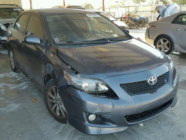 1NXBU40EX9Z152014 - 2009 TOYOTA COROLLA BA GRAY photo 1