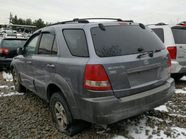 KNDJC733135056675 - 2003 KIA SORENTO EX GRAY photo 3