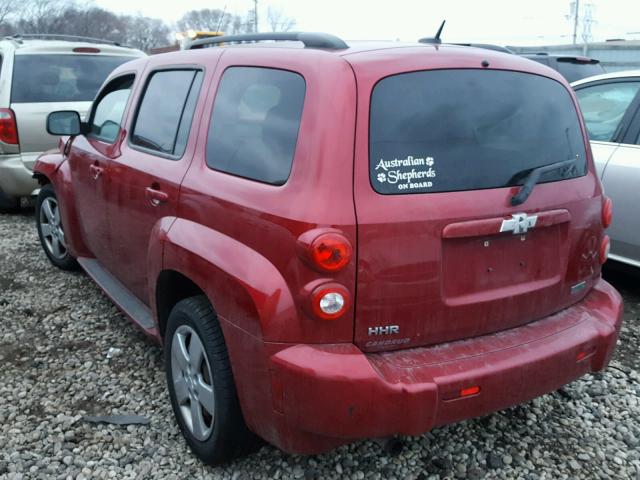 3GNBAADB6AS643686 - 2010 CHEVROLET HHR LS RED photo 3