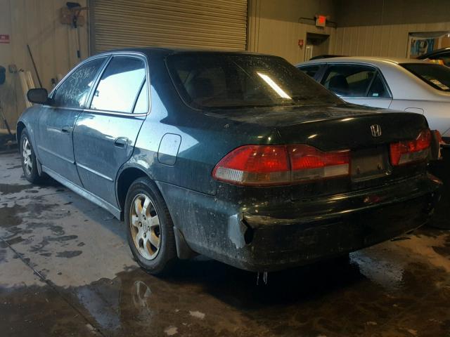 1HGCG56671A135622 - 2001 HONDA ACCORD EX GREEN photo 3