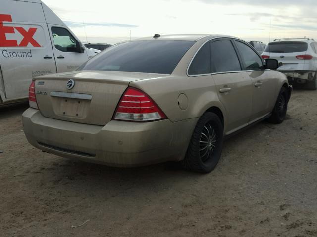 1MEFM40167G603727 - 2007 MERCURY MONTEGO LU GOLD photo 4