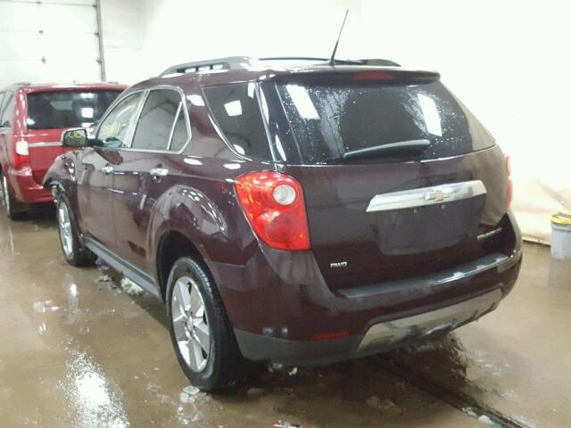 2CNFLGEC3B6469537 - 2011 CHEVROLET EQUINOX LT BROWN photo 3