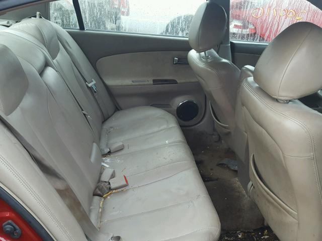 1N4BL11D46C198540 - 2006 NISSAN ALTIMA SE RED photo 6