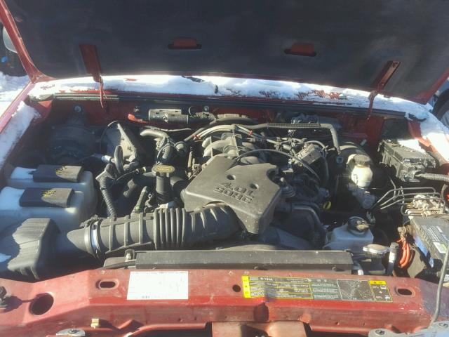 1FTYR15E44PB60611 - 2004 FORD RANGER SUP RED photo 7