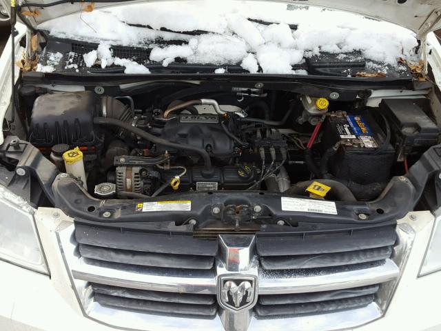 2D8HN54P58R834325 - 2008 DODGE GRAND CARA WHITE photo 7