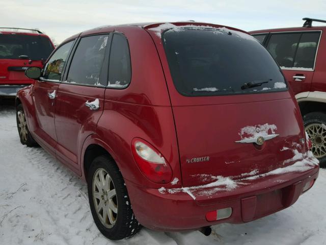 3A8FY58B48T107226 - 2008 CHRYSLER PT CRUISER RED photo 3