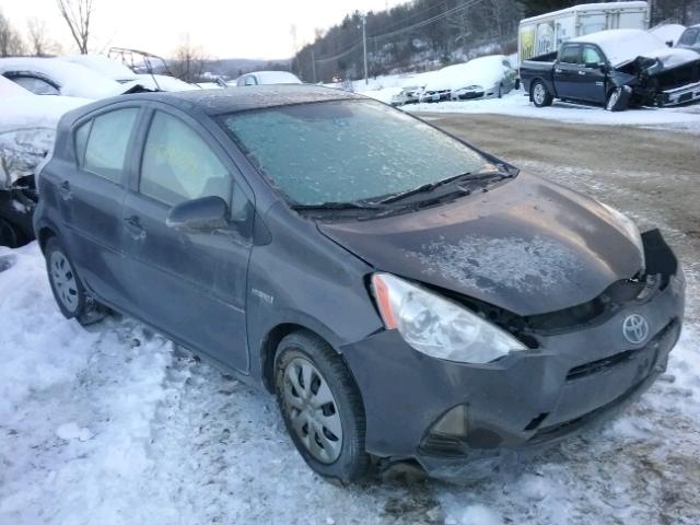 JTDKDTB34C1501283 - 2012 TOYOTA PRIUS C GRAY photo 1