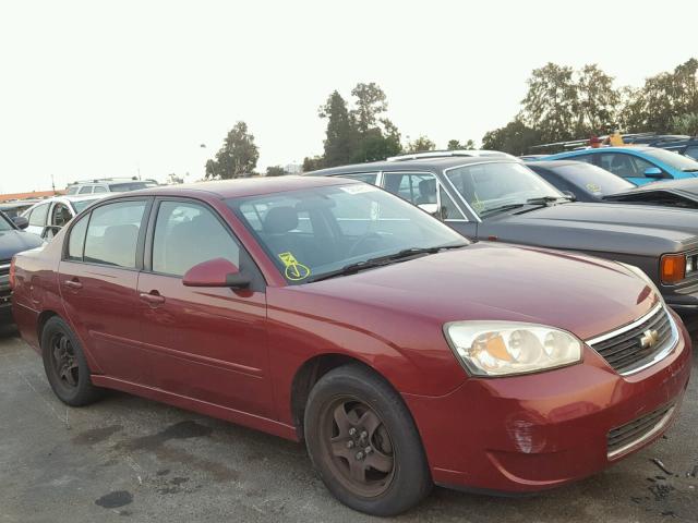 1G1ZT58FX7F253542 - 2007 CHEVROLET MALIBU LT BURGUNDY photo 1