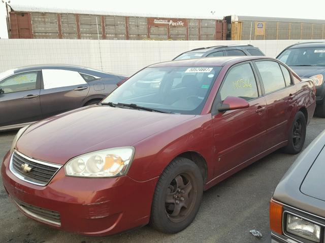 1G1ZT58FX7F253542 - 2007 CHEVROLET MALIBU LT BURGUNDY photo 2