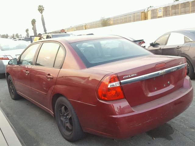 1G1ZT58FX7F253542 - 2007 CHEVROLET MALIBU LT BURGUNDY photo 3