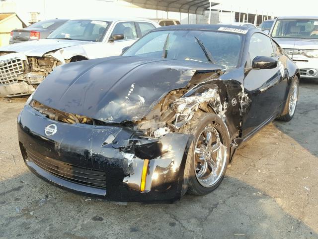 JN1AZ34E14T061026 - 2004 NISSAN 350Z COUPE BLACK photo 2