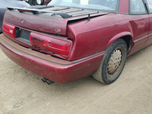 2G4WB12L4S1442560 - 1995 BUICK REGAL CUST MAROON photo 9