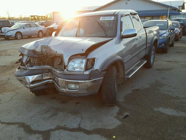 5TBBT44112S265447 - 2002 TOYOTA TUNDRA ACC SILVER photo 2