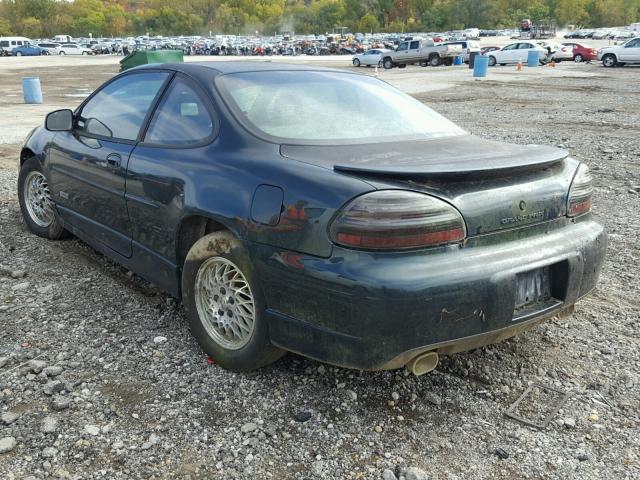 1G2WP1219WF222175 - 1998 PONTIAC GRAND PRIX მწვანე ფოტო 3