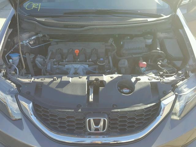 19XFB2F53EE218659 - 2014 HONDA CIVIC LX BROWN photo 7