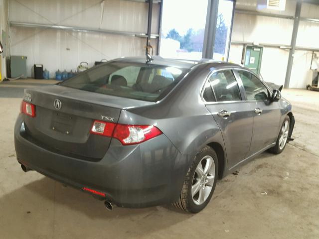 JH4CU2F66AC038405 - 2010 ACURA TSX GRAY photo 4