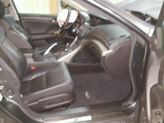 JH4CU2F66AC038405 - 2010 ACURA TSX GRAY photo 5