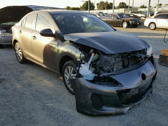 JM1BL1VPXD1830478 - 2013 MAZDA 3 I GRAY photo 1