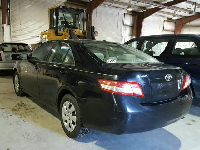 4T1BF3EK5BU669620 - 2011 TOYOTA CAMRY BASE BLACK photo 3