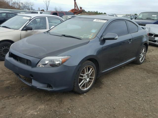 JTKDE177970181405 - 2007 TOYOTA SCION TC BLACK photo 2