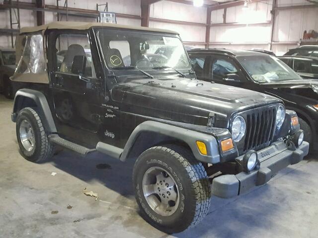 1J4FA49S3YP749617 - 2000 JEEP WRANGLER / BROWN photo 1