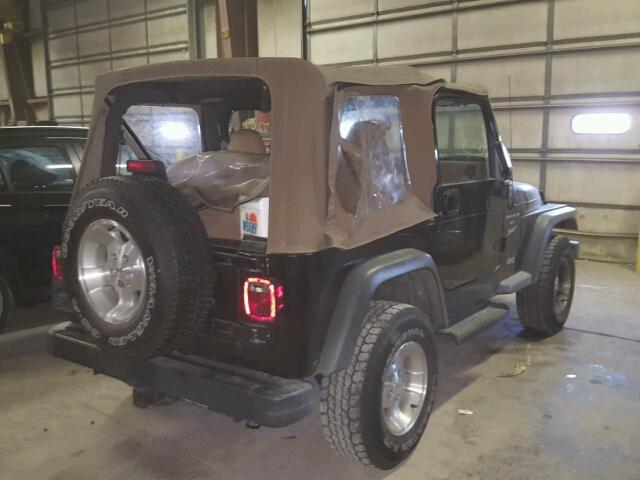 1J4FA49S3YP749617 - 2000 JEEP WRANGLER / BROWN photo 4