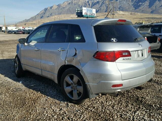 5J8TB18217A002221 - 2007 ACURA RDX SILVER photo 3