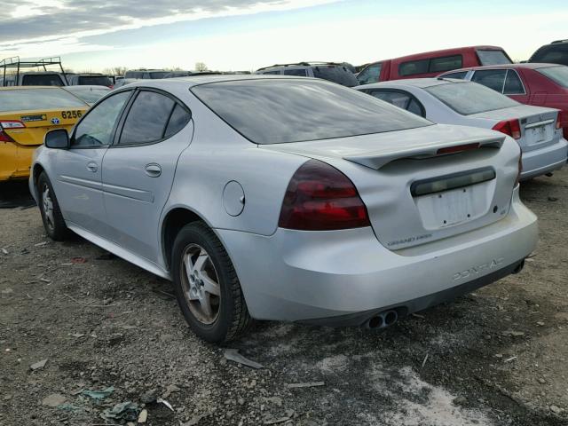 2G2WP522241101315 - 2004 PONTIAC GRAND PRIX ვერცხლისფერი ფოტო 3