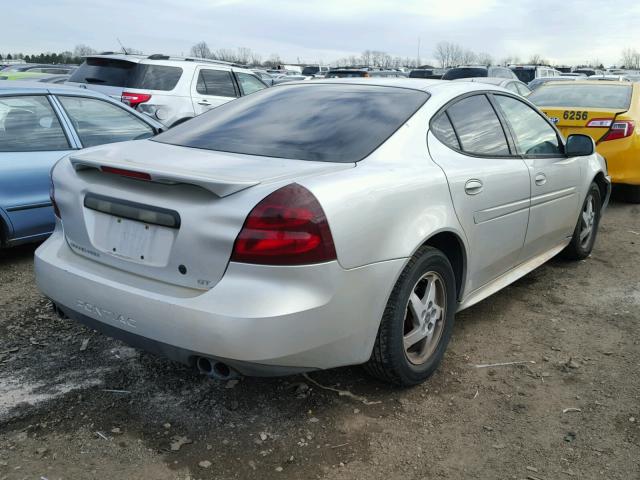 2G2WP522241101315 - 2004 PONTIAC GRAND PRIX ვერცხლისფერი ფოტო 4