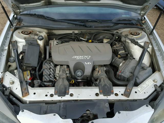 2G2WP522241101315 - 2004 PONTIAC GRAND PRIX ვერცხლისფერი ფოტო 7