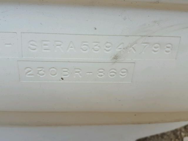 SERA5394K798 - 1998 SEAR BOAT BEIGE photo 10