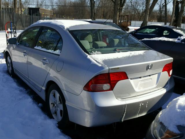 1HGFA16868L059382 - 2008 HONDA CIVIC EX Gümüş fotoğraf 3