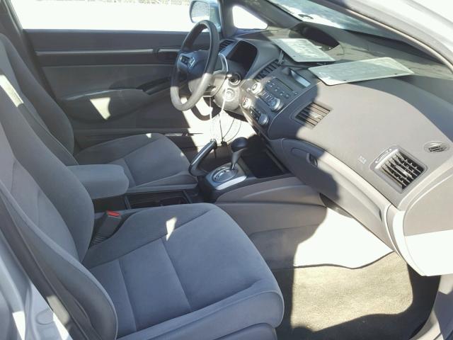 1HGFA16868L059382 - 2008 HONDA CIVIC EX Gümüş fotoğraf 5