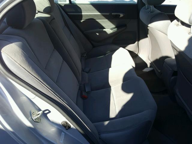 1HGFA16868L059382 - 2008 HONDA CIVIC EX Gümüş fotoğraf 6
